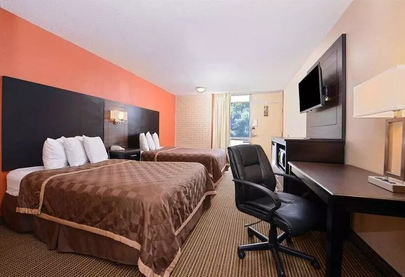 ２ダブルベッドのスタンダードルーム, Americas Best Value Inn   Collinsville / St. Louis