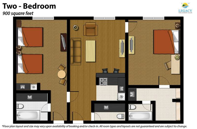 침실 2개 스위트, Legacy Vacation Resorts  Steamboat Springs Hilltop