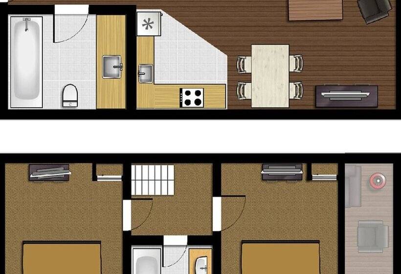 חדר סטודיו סטנדרד, Legacy Vacation Resorts  Steamboat Springs Hilltop