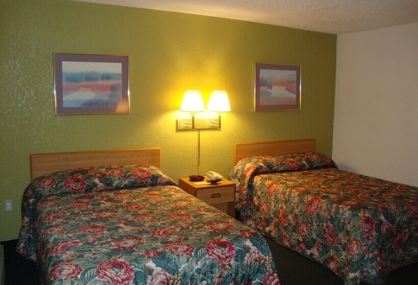 اتاق استاندارد با 2 تخت دوبل, Topeka Plaza Inn