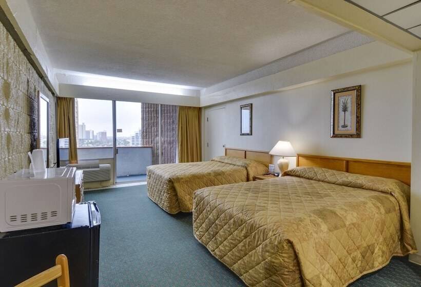 غرفه قياسيه سريرين مزدوجين, Padre South Hotel On The Beach