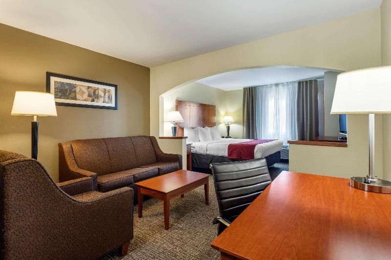 מיטת קינג בסוויטה, Comfort Suites North Dallas