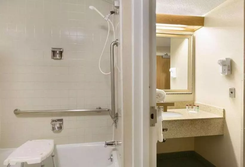 身障者適用キングサイズベッドルーム, Ramada By Wyndham Raleigh