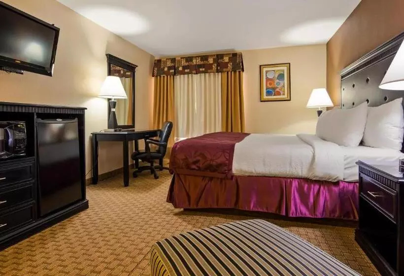 キングサイズベッドのスタンダードルーム, Best Western Saluki Inn