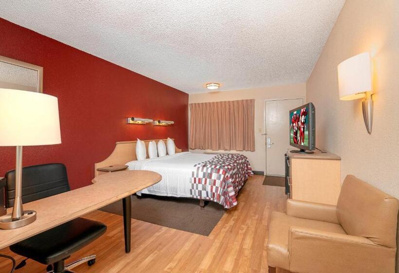 Номер Superior Кровать Кинг, Red Roof Inn Detroit Metro Airport  Taylor