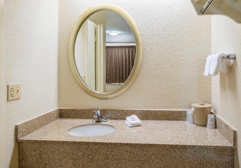 디럭스 룸 킹사이즈 침대, Red Roof Inn Huntington