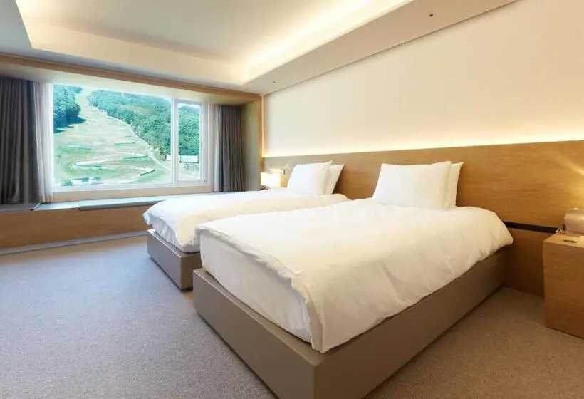 景色の見えるスーペリアルーム, Phoenix Hotel Pyeongchang