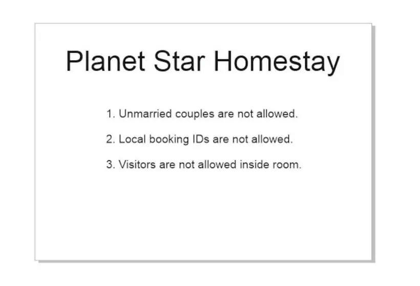 スタンダードルーム, Planet Star Homestay