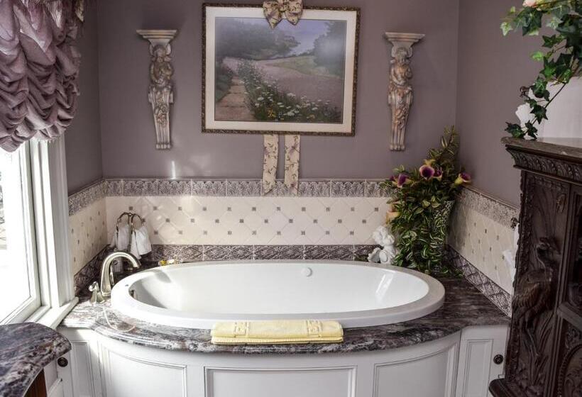 キングサイズベッドのスイートルーム, The Richard Johnston Inn & 1890 Caroline House