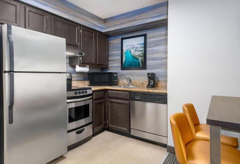 סוויטת 2 חדרי שינה, Residence Inn Indianapolis Downtown On The Canal