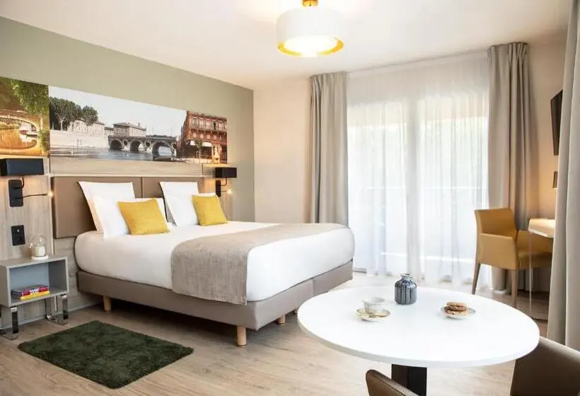 １ベッドルームアパートメント, Residhome Toulouse Ponts Jumeaux