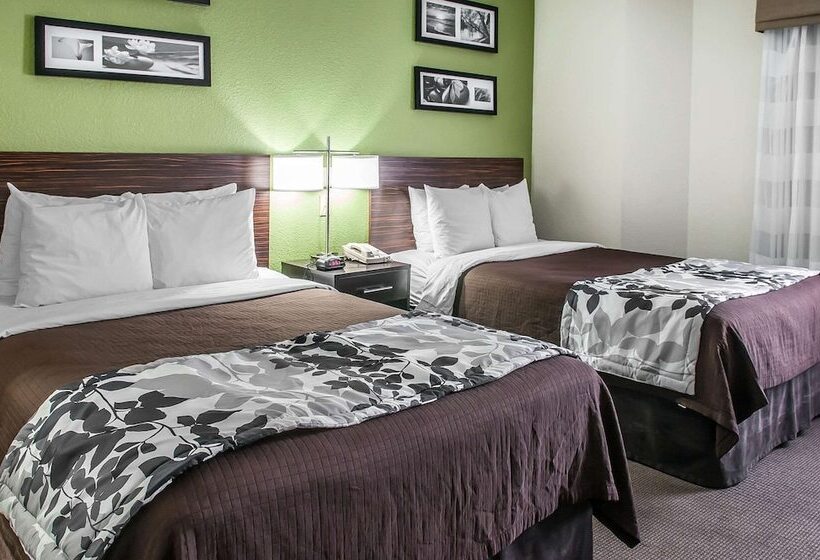 חדר סטנדרט שתי מיטות זוגיות, Sleep Inn Airport