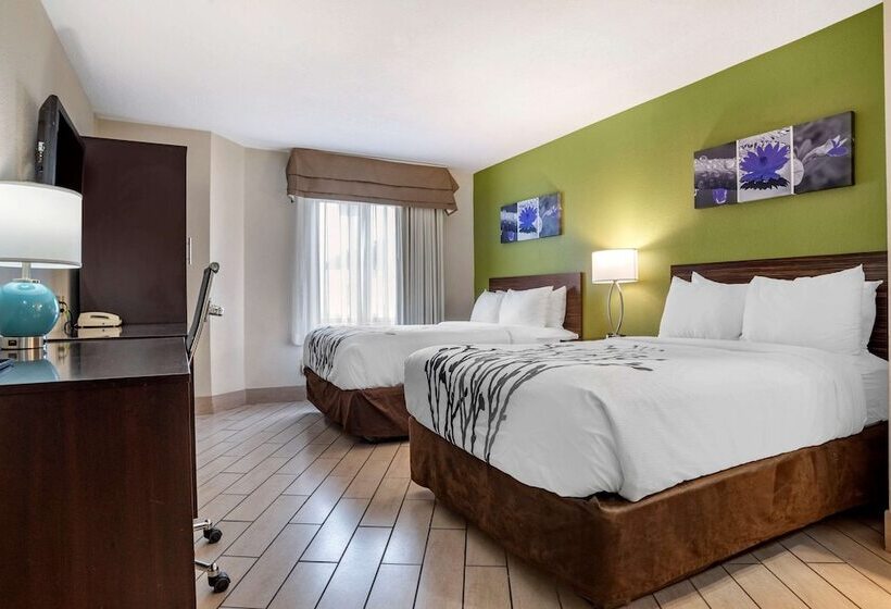 带2个双人床的标准工作室, Sleep Inn Destin Near Miramar Beach