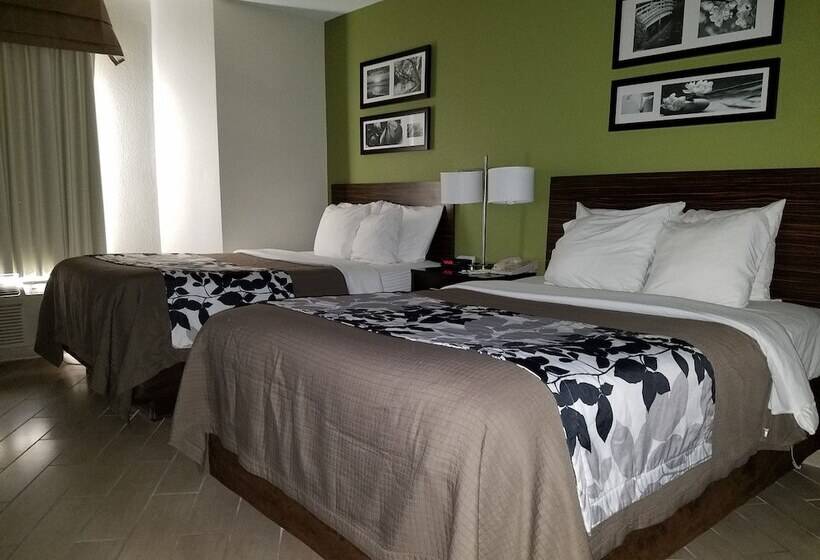 带2个双人床的标准工作室, Sleep Inn Destin Near Miramar Beach