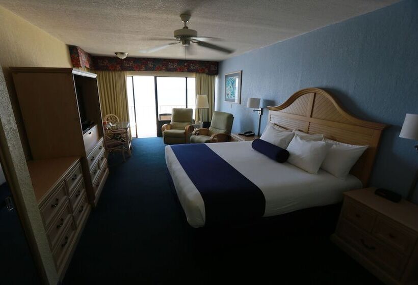 غرفة قياسية سرير مزدوج مطلة على البحر, Shoreline Island Resort  Exclusively Adult