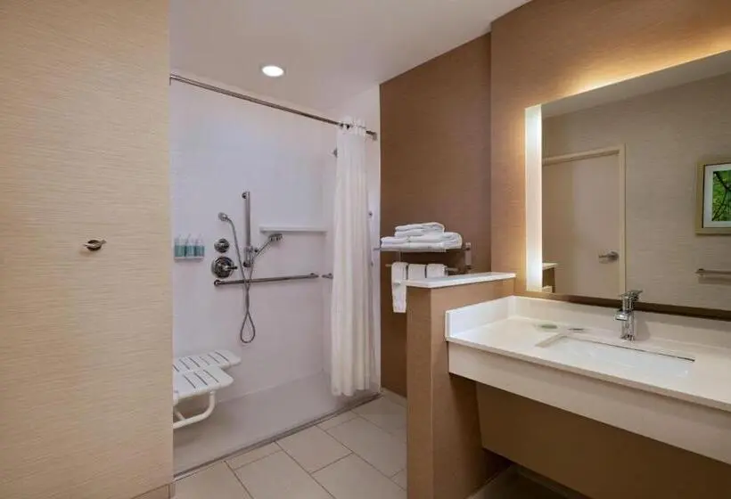 キングサイズベッドのスタンダードルーム, Fairfield Inn & Suites Houston Richmond