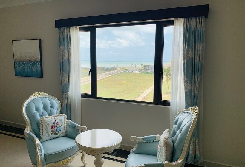 غرفة ديلوكس مطلّة علي البحر, Golden Bay Belize