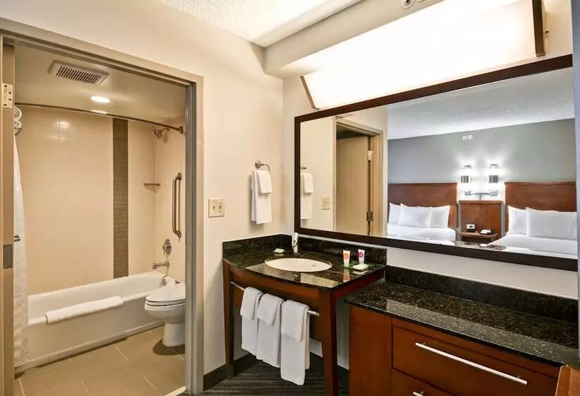 ２ダブルベッドのスタンダードルーム, Hyatt Place Charlotte Airport/lake Pointe