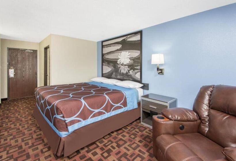 غرفة ديلوكس سرير كينج, Super 8 By Wyndham Moberly Mo