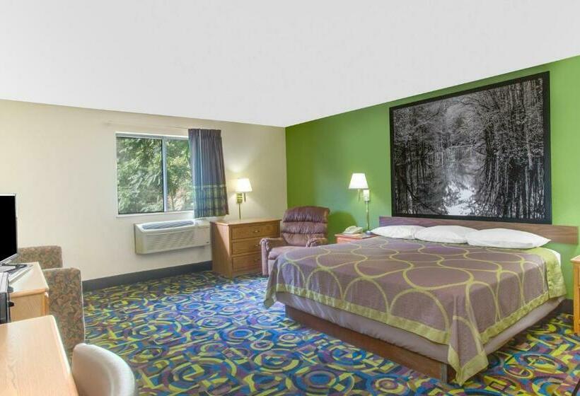 스위트 킹사이즈 침대, Super 8 By Wyndham Radford Va