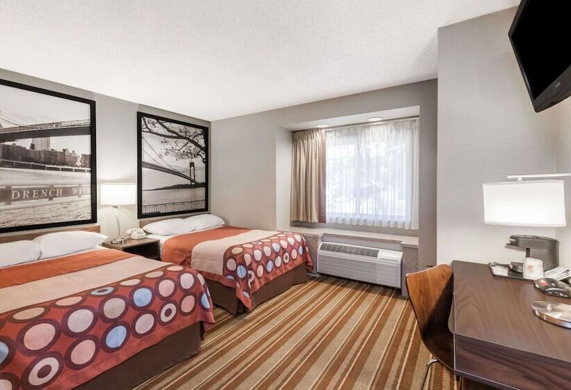 חדר סטנדרט שתי מיטות זוגיות, Super 8 By Wyndham Schenectady/albany Area
