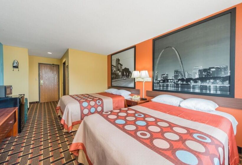 스탠다드 룸 더블 침대 2개, Super 8 By Wyndham Staunton