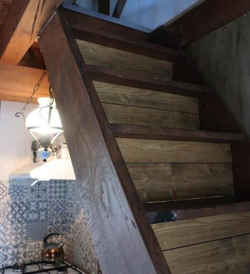 חדר לארבעה סטנדרטי עם נוף לגינה, Chambres D Hôtes Le Chêne