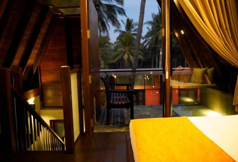 带花园景观和一个卧室的别墅, Soluna Beach Resort