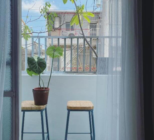 اتاق استاندارد با بالکن, 小仙肉包棟民宿