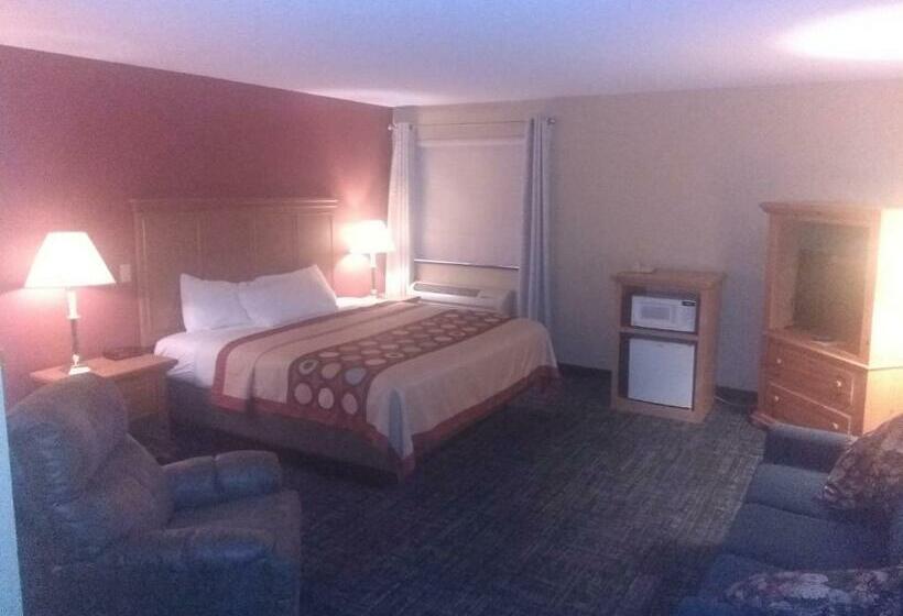 스탠다드 룸 킹사이즈 침대, Super 8 By Wyndham Baxter/brainerd Area