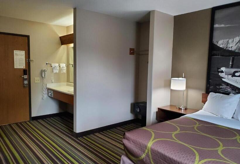 اتاق استاندارد با تخت بزرگ, Super 8 By Wyndham Belgrade/bozeman Airport