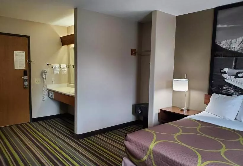 اتاق استاندارد با تخت بزرگ, Super 8 By Wyndham Belgrade/bozeman Airport