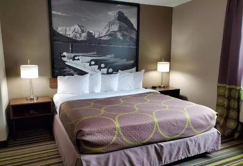 اتاق استاندارد با تخت بزرگ, Super 8 By Wyndham Belgrade/bozeman Airport