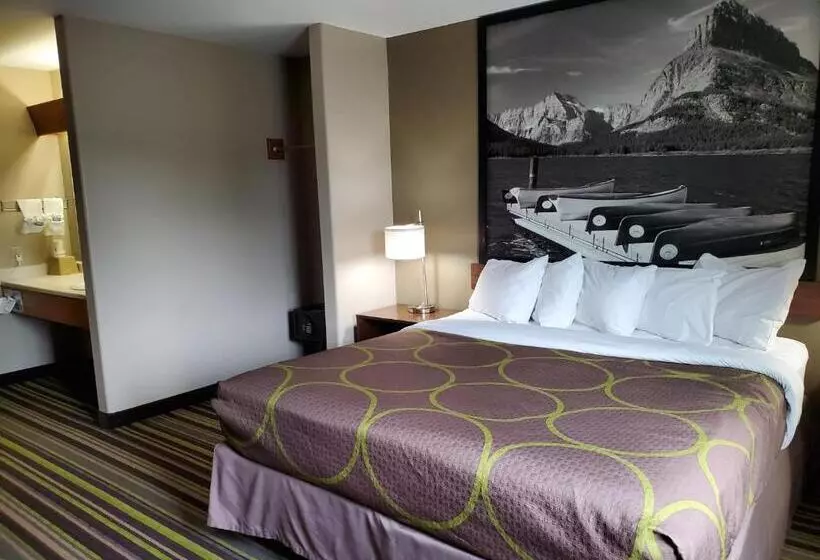 اتاق استاندارد با تخت بزرگ, Super 8 By Wyndham Belgrade/bozeman Airport