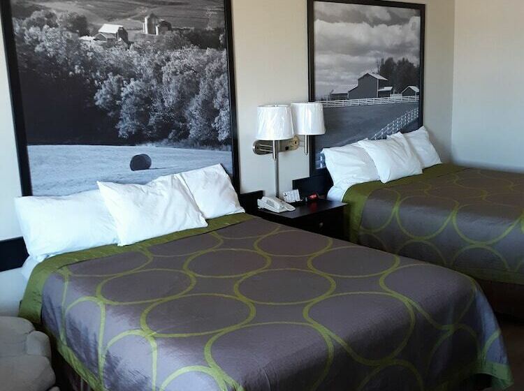 غرفه قياسيه سريرين مزدوجين, Super 8 By Wyndham Bethany Mo