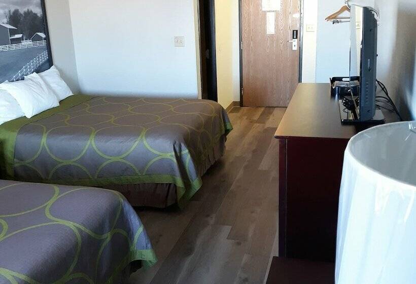 غرفه قياسيه سريرين مزدوجين, Super 8 By Wyndham Bethany Mo