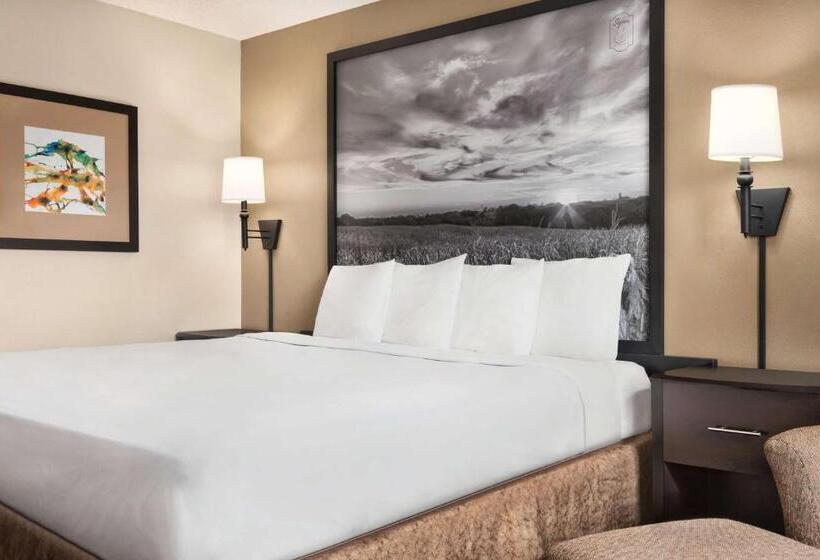 带大床的标准间, Super 8 By Wyndham Lincoln North