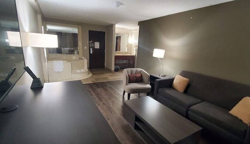 带大床的套房, Super 8 By Wyndham Sterling Heights/detroit Area