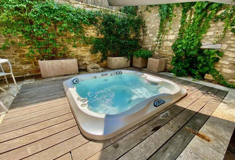 Люкс с гидромассажем, La Maison Des Vendangeurs Table D Hôtes Le Soir Du Jeudi Au Dimanche Jacuzzi Balnéo Spa Acces