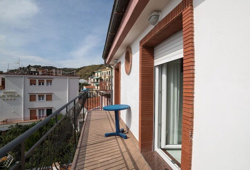 景色の見えるスタンダード４人部屋, Albergo Margherita