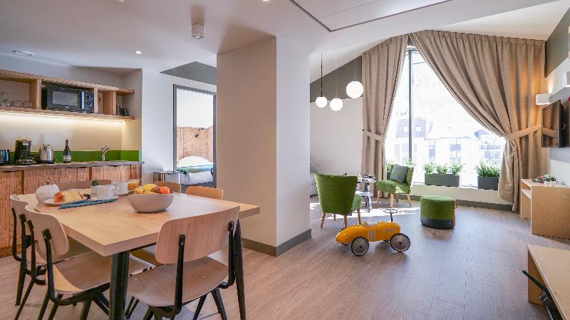 דירת שני חדרים, Plan B Hotel   Living Chamonix