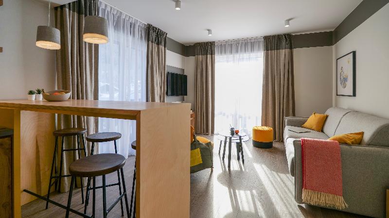 Апартаменты 1 Спальня, Plan B Hotel   Living Chamonix