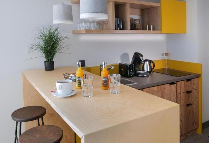 דירת חדר, Plan B Hotel   Living Chamonix