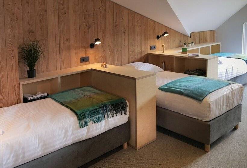 חדר משפחתי נוף להרים, Plan B Hotel   Living Chamonix