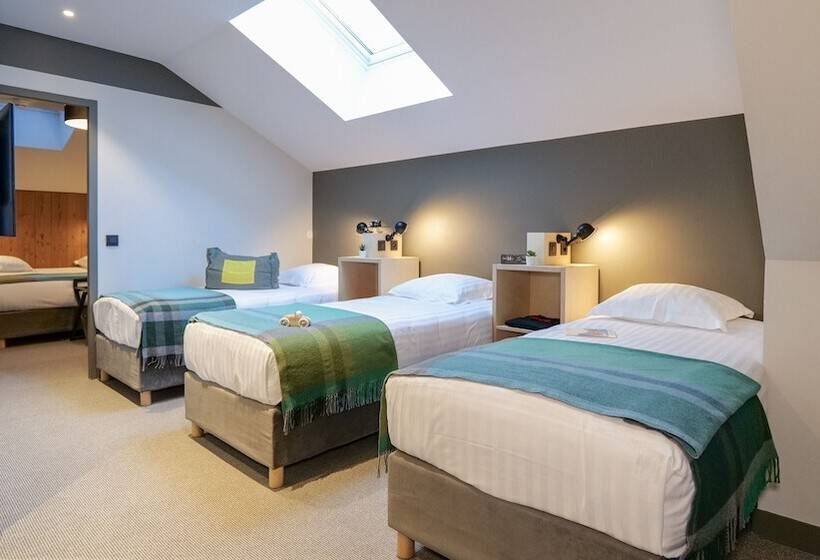 חדר משפחתי נוף להרים, Plan B Hotel   Living Chamonix