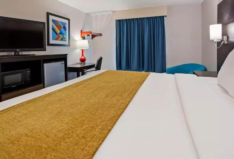 身障者適用キングサイズベッドルーム, Surestay Hotel By Best Western Florence
