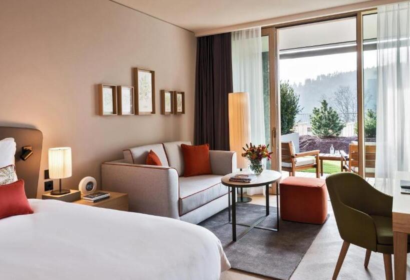 غرفة ديلوكس مزودة بشرفة, Waldhotel By Bürgenstock