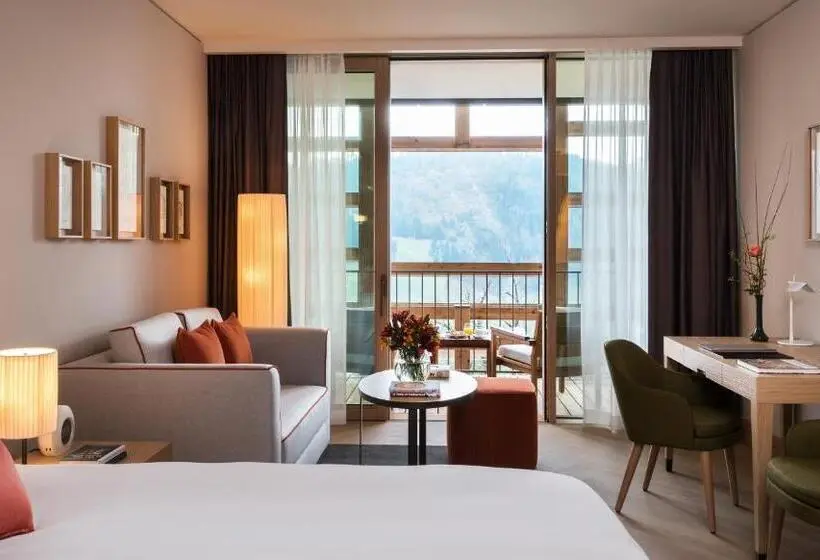 テラス付きデラックスルーム, Waldhotel By Bürgenstock