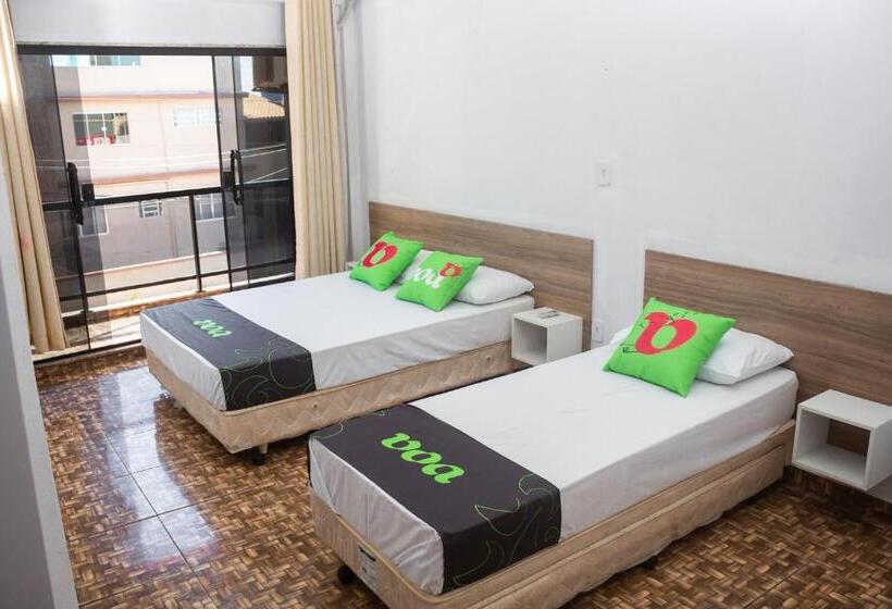 חדר סטנדרט לשלושה עם מרפסת, Voa Pousada Bem Estar