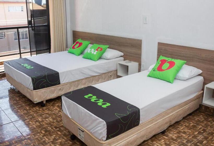 חדר סטנדרט לשלושה עם מרפסת, Voa Pousada Bem Estar